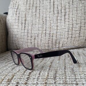 Ray-Ban Black and Pink Eyeglasses